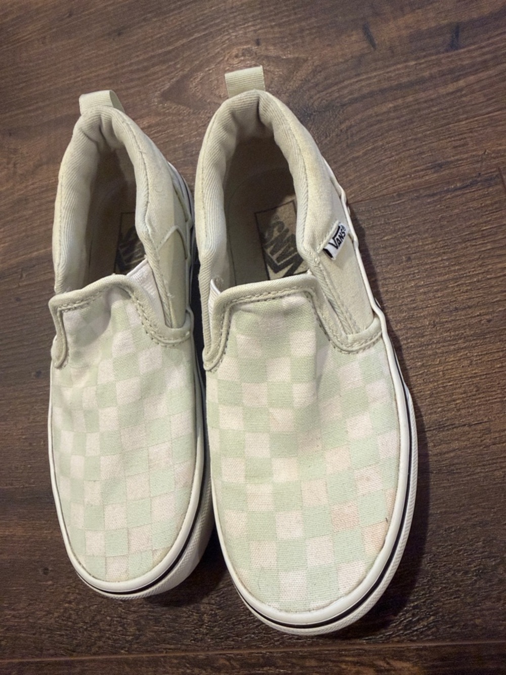 Vans Kids Checkerboard Slip-On Sneakers